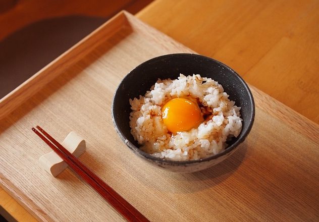 Raw egg in Japan - people love to eat them raw